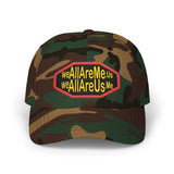WeAllAreMe.Us and WeAllAreUs.Me - Classic Dad Cap with Motivational Quote, Adjustable Cotton Hat, Casual Everyday Style, Gift for Fathers, Birthdays, Holidays