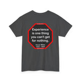 Experience is one thing you can't get for nothing.   -  Oscar Wilde 1854 - 1900