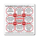Week/Team 15 of 52 How Fast Can You Read Magnetic Wisdoms Stick Around @Stop2Think.com