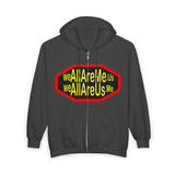 WeAllAreMe.us Zip Hoodie — Bold Retro Logo Full-Zip Sweatshirt