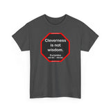Cleverness is not wisdom.  -  Euripides  480 BC – 406 BC