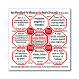 Week/Team 24 of 52 How Fast Can You Read Magnetic Wisdoms Stick Around @Stop2Think.com