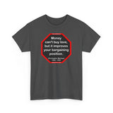 Money can't buy love, but it improves your bargaining position.  -  Christopher Marlowe  1564 - 1593