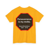 S2TBQM- Perseverance is my motto. - Sarah Breedlove  1867 - 1919