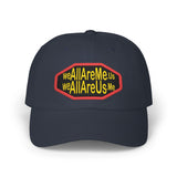 WeAllAreMe.Us and WeAllAreUs.Me - Classic Dad Cap with Motivational Quote, Adjustable Cotton Hat, Casual Everyday Style, Gift for Fathers, Birthdays, Holidays
