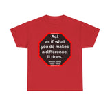 S2T- Act as if what you do makes a difference. It does.  -  William James  1842 - 1910