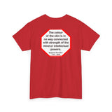 S2TBQM- The color of the skin is in no way connected with strength of the mind or intellectual powers.   -   Benjamin Banneker  1731 - 1806 - blk shrt