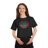 Copy of Copy of SocialEqualiTees because... We All Are Equal. We All Are Colored People.  We All Are Us. We All Are Me. - Champion Women's Heritage Cropped T-Shirt