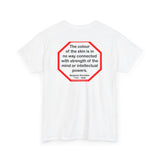 S2TBQM- The color of the skin is in no way connected with strength of the mind or intellectual powers.   -   Benjamin Banneker  1731 - 1806 - blk shrt