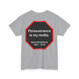 S2TBQM- Perseverance is my motto. - Sarah Breedlove  1867 - 1919