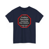 Creditors have better memories than debtors.  -  Benjamin Franklin 1706 - 1790