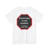 Cleverness is not wisdom.  -  Euripides  480 BC – 406 BC