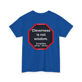 Cleverness is not wisdom.  -  Euripides  480 BC – 406 BC