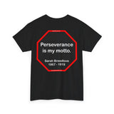 S2TBQM- Perseverance is my motto. - Sarah Breedlove  1867 - 1919