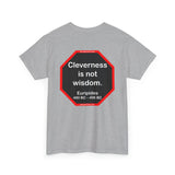 Cleverness is not wisdom.  -  Euripides  480 BC – 406 BC