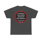 Creditors have better memories than debtors.  -  Benjamin Franklin 1706 - 1790