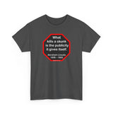 What kills a skunk is the publicity it gives itself.  -  Abraham Lincoln 1806 – 1865