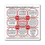 Week/Team 10 of 52 How Fast Can You Read Magnetic Wisdoms Stick Around @Stop2Think.com
