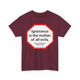 s2t- Ignorance is the mother of all evils.   -  Francois Rabelais  1494 - 1553