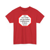 S2T- Act as if what you do makes a difference. It does.  -  William James  1842 - 1910 - blkshrt