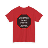 Cleverness is not wisdom.  -  Euripides  480 BC – 406 BC