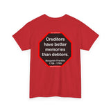 Creditors have better memories than debtors.  -  Benjamin Franklin 1706 - 1790