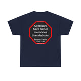 Creditors have better memories than debtors.  -  Benjamin Franklin 1706 - 1790
