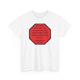 S2TDQ- The color of the skin is in no way connected with strength of the mind or intellectual powers.  &  If I were two-faced, why would I be wearing this one?