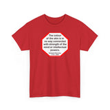 S2TBQM- The color of the skin is in no way connected with strength of the mind or intellectual powers.   -   Benjamin Banneker  1731 - 1806 - blk shrt