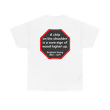 A chip on the shoulder is a sure sign of wood higher up.   -  Brigham Young  1801 - 1877 - S2T