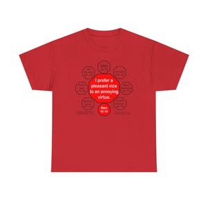I prefer a pleasant vice to an annoying virtue.  -   Moliere  1622 - 1673  - RS2T - RW-16.5