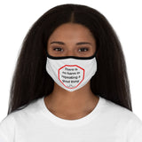 There is no harm in repeating a good thing.  -  Plato  428 BC - 348 BC   ---   Stop2Think Before You Speak, Make a Statement Face Mask   ---   Fitted Polyester Face Mask