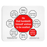He that humbleth himself wishes to be exalted.   -  Fredrich Nietzsche  1844 - 1900  -  Pretty Witty Mousepads Stop2Think - S2T-16.4