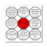 MagneticWisdom Team 8 of 24 - Stop2Think Magnetic Rival Wisdoms GuideALife.com
