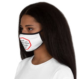 The best protection any woman can have... is courage.   -  Elizabeth Stanton  1815 - 1902   ---   Stop2Think Before You Speak Make a Statement Face Mask  ---   Fitted Polyester Face Mask