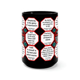 TEAM 7 OF 52 TEAMS THAT MAKE HUMANITY GREAT! ...DRINK WISELY IN MUG WISDOMS ...15oz Black Ceramic Mug