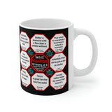 Team 51 of 52 teams that Make Humanity Great!  ...Drink Wisely in Mug Wisdoms    Ceramic 11oz cup