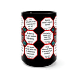 TEAM 50 OF 52 TEAMS THAT MAKE HUMANITY GREAT! ...DRINK WISELY IN MUG WISDOMS ...15oz Black Ceramic Mug