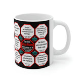 Team 50 of 52 teams that Make Humanity Great!  ...Drink Wisely in Mug Wisdoms    Ceramic 11oz cup