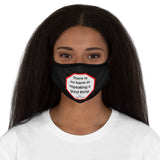 There is no harm in repeating a good thing.  -  Plato  428 BC - 348 BC   ---   Stop2Think Before You Speak, Make a Statement Face Mask-blk   ---   Fitted Polyester Face Mask