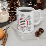 MW-9.6- Reject hatred without hating.  -  Mary Baker Eddy  1821 - 1910 - Drink Wisely in MugWisdom - Ceramic  11oz cup