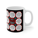 Team 48 of 52 teams that Make Humanity Great!  ...Drink Wisely in Mug Wisdoms    Ceramic 11oz cup