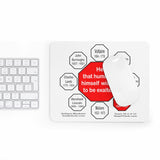 He that humbleth himself wishes to be exalted.   -  Fredrich Nietzsche  1844 - 1900  -  Pretty Witty Mousepads Stop2Think - S2T-16.4