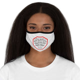 Good, Better, Best. Never Let it Rest, till your Good is Better and Your Better is Best.  -  St. Jerome  347 AD - 420 AD   ---   Stop2Think Before You Speak, Make a Statement Face Mask   ---   Fitted Polyester Face Mask