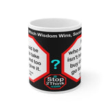 DosQuotes MugWisdoms... We should be too big to take offense and too noble to give it.  -vs- He who sells what isn't his'n, Must buy it back or go to prison.  -  @S2T Which Wisdom Wins: Social or Sarcastic? Ceramic 11oz cup